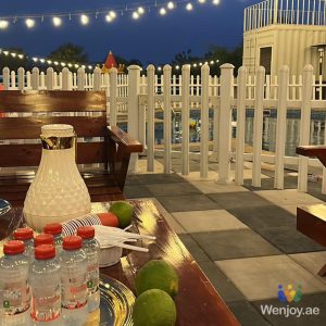 Luxury farmhouse in Dubai with private pool and garden.