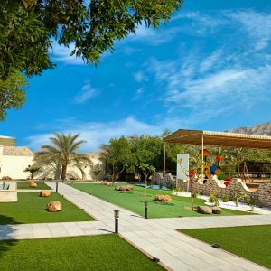 Family-friendly farmhouse in Sharjah with indoor pool.